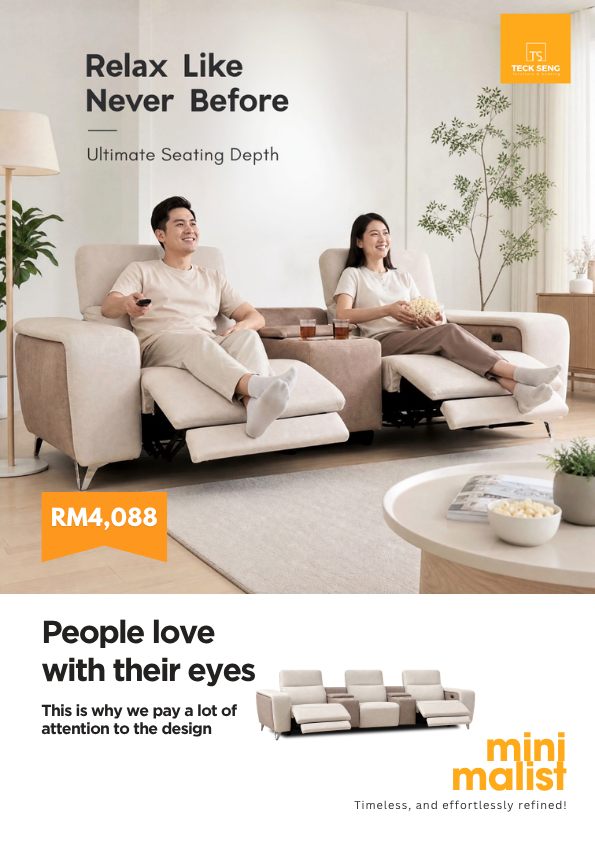 Ryder Incliner Fabric Sofa
